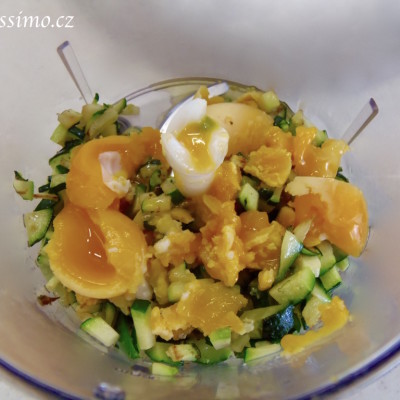 Vejce plněná cuketou