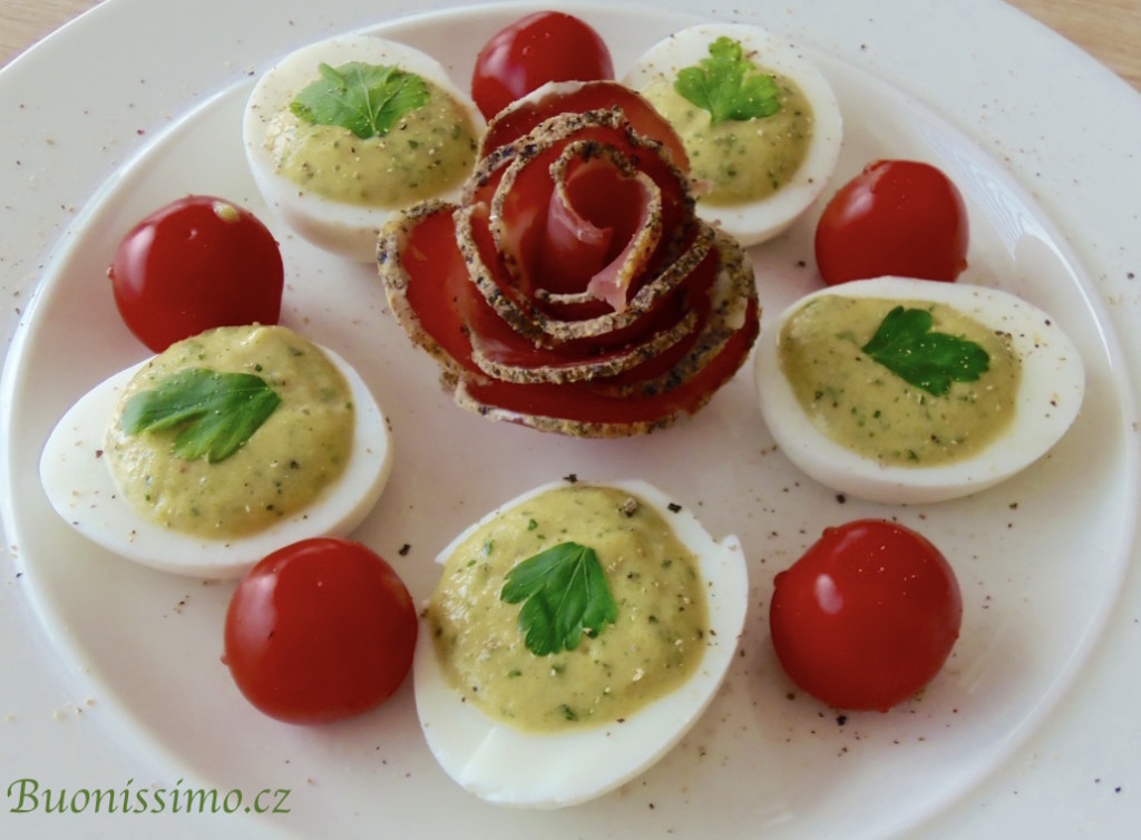 Vejce plněná cuketou