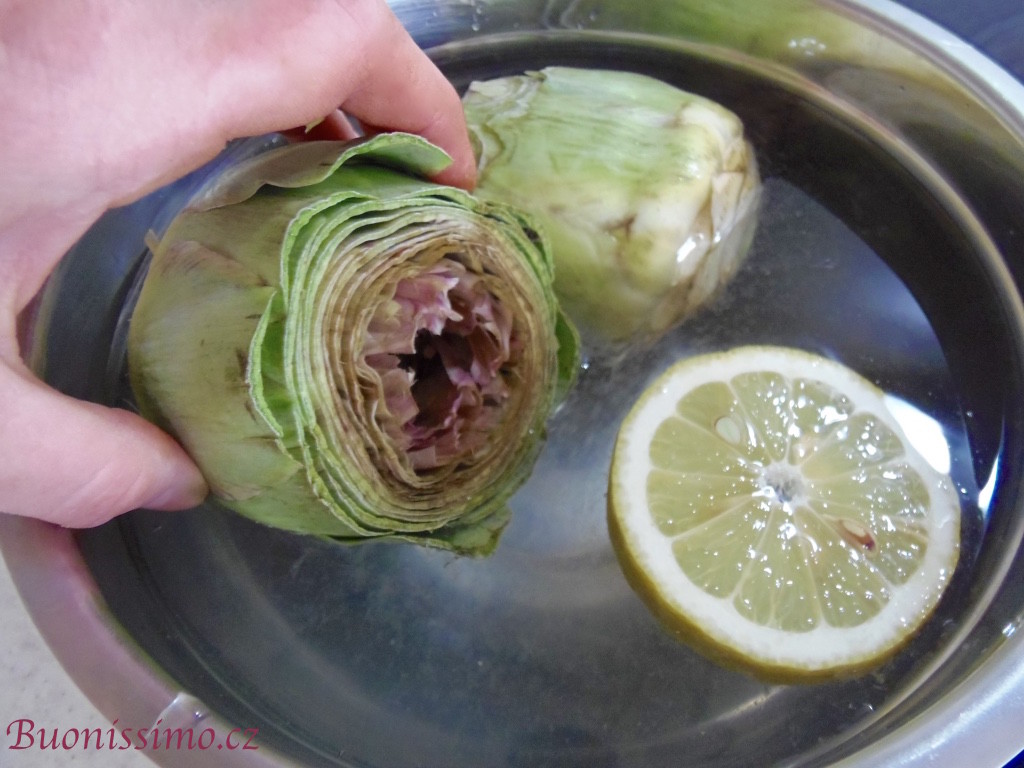 Jehněčí Buonissimo a artyčoky po římsku