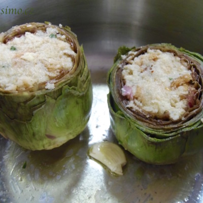 Jehněčí Buonissimo s artyčoky po římsku